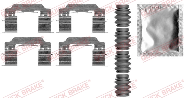 Accessory Kit, disc brake pad